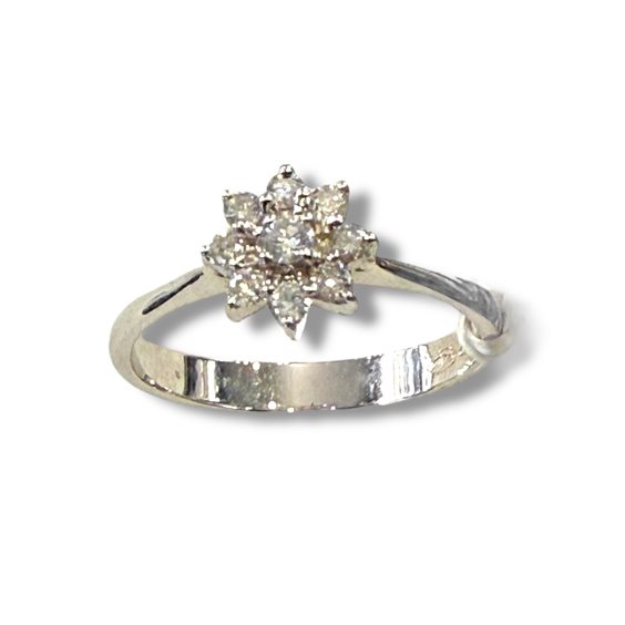 Ring Demetra Woman ESSENTIAL in White Gold Diamante 0.20 Ct 310.020.W - 310.020.W